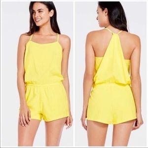 Yellow Fabletics Neema Romper